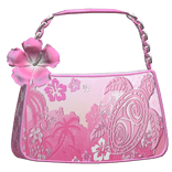Pink Tropical Hibiscus Summer Bag Gyaru 2000s Y2K
