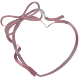 Pink Valentine heart frame