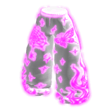 Pink Web Emissive Glowing Pants