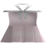Pink white cute bow dress