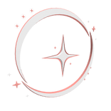 Pink White Stars White Glowing Halo (Back)