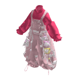 Pink Y2K Snack Punk Overalls [PBR]