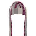 ♡ : pink/blonde raccoon scene y2k long pigtails 