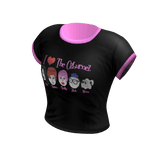 Retro/Vintage tee | Black & Pink