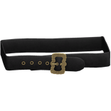 Pirate Captain's Black Belt - Gold