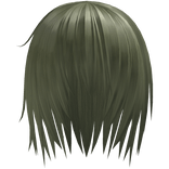 Pistachio Japanese vkei unkept emo hairstyle