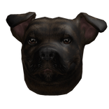 🪽 Pitbull Dog Mask Brown Brindle
