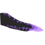 Pitch Black Moray Fin