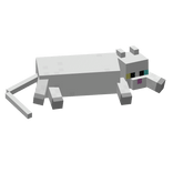 Pixel Cat Sleeping on Shoulder 