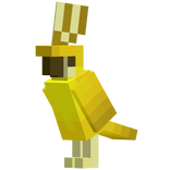 Pixel Parrot On Shoulder