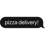 pizza delivery! Elliot Foresaken text bubble