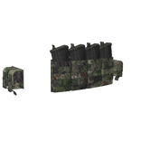 PLA Type 21 Woodland Air Assault Pouch Setup