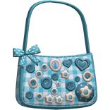 Plaid Mori Kei Button Purse [3.0]