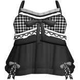 ♰ plaid ruffled dress ♰