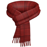 Plaid Scarf Christmas Red Cozy Striped Knit 3.0