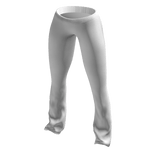 white simple sweat pants