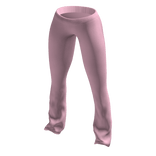 pink simple sweat pants