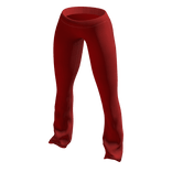 red simple sweat pants