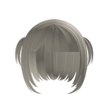 platinum blonde short pigtails 