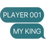 player 001 my king hwang in-ho squid game text