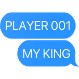 player 001 my king hwang in-ho squid game text