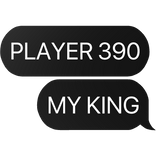 player 390 my king park jung-bae squid game text