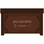 pls donate booth