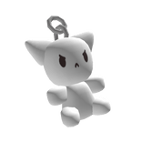 Plush kitten keychain