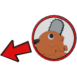 Pochita Pointing Meme Circle Chainsaw Man CSM