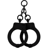 Police HandCuffs Black Left