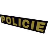Policie ČR patch on a backpack