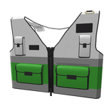 Polish Firefighter KDR Vest Green Version