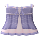 ♡ polka babydoll dress