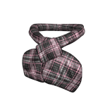 Polka dot Lacey Girly Vintage scarf | Black & Pink