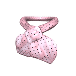 Polka dot Lacey Girly Vintage scarf | Pink