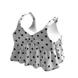 ✨ Polka Dots White Top Igari Jumino Core Vintage