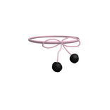 pom pom necklace dark