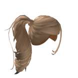 Ponytail W/ Side Bangs [Blonde]