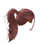 Ponytail W/ Side Bangs [Pink]