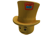 Pop Box Golden Top Hat Head