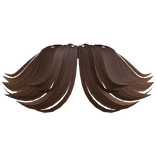 Popstar Curtain Bangs in Brown