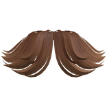 Popstar Curtain Bangs in Light Brown