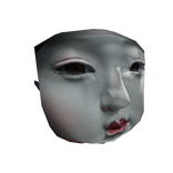 Porcelain Ichimatsu Japanese Doll Mask