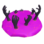 Portal with Hands Reaching Through (Black Pink)