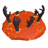 Portal with Hands Reaching Through (Fiery Orange)