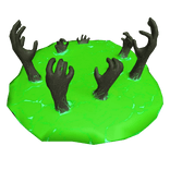 Portal with Hands Reaching Through (Green Black)