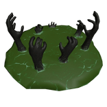 Portal with Hands Reaching Through (Zombie Green)