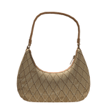 Postiano Shoulder Crochet Bag In Beige