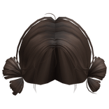 Precious Side Buns Hair (Brown)