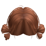 Precious Side Buns Hair (Ginger)